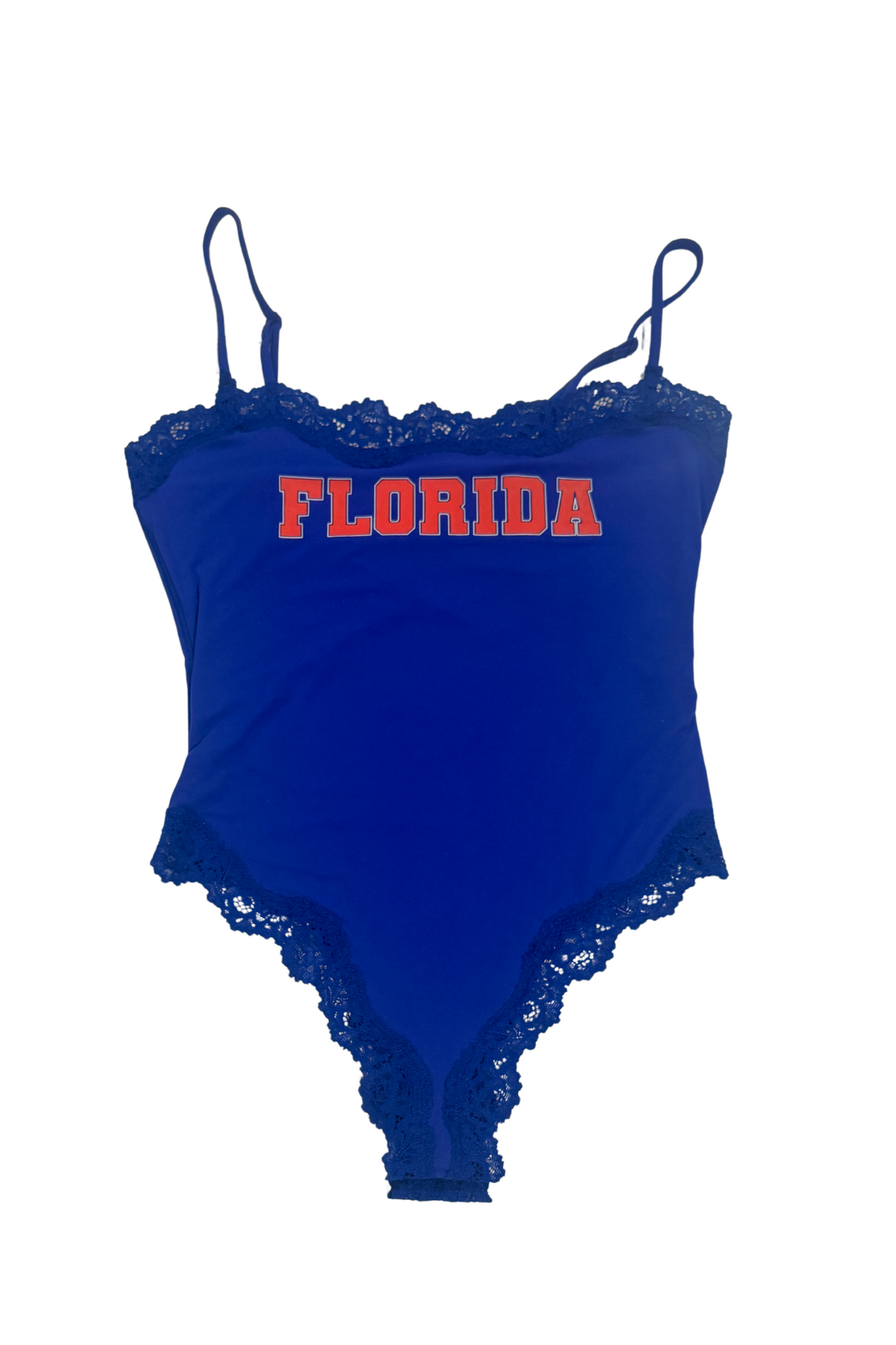 Florida Game Day Scoop Neck Lace Bodysuit