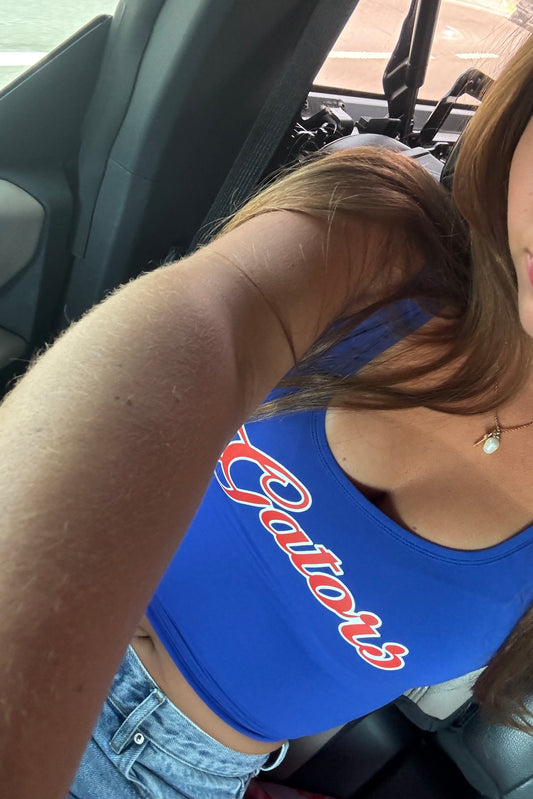 Gainesville Contour Fit Game Day Scoop Neck Tank